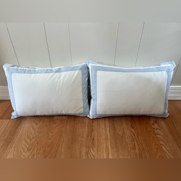 Matouk Other - Never Used Matouk Oberlin Pillow Shams with pillows! Color Sky!